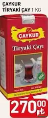 ÇAYKUR TİRYAKİ SİYAH ÇAY 1 KG fiyat ve kampanya bilgisi